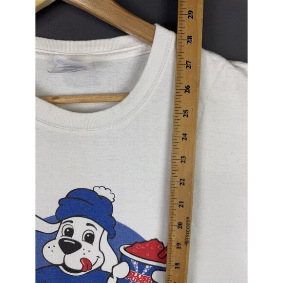 Vintage Y2K Slush Puppie Drink Snack Junk Food Sweet White Shirt Promo XL Rare - Picture 11 of 11